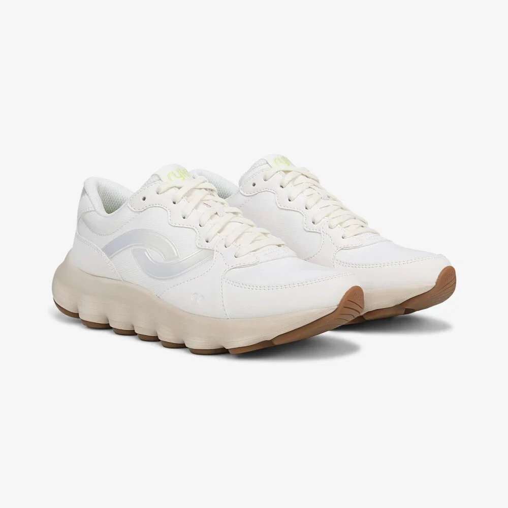 Ryka Podflow Retro J5714M1100 Women's US 7.5 White Alyssum Running Shoes RG139